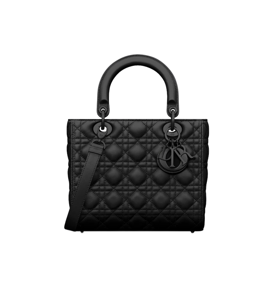 Medium Lady Dior Bag - M0565SLOI_M989 1 Medium Lady Dior Bag - M0565SLOI_M989 1