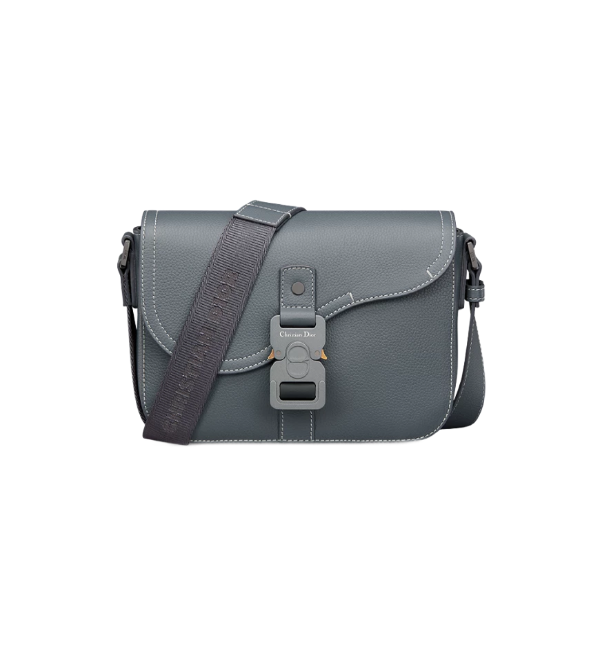 Small Saddle Messenger Bag with Flap - 1ADPO049YKK_H830 1 Small Saddle Messenger Bag with Flap - 1ADPO049YKK_H830 1