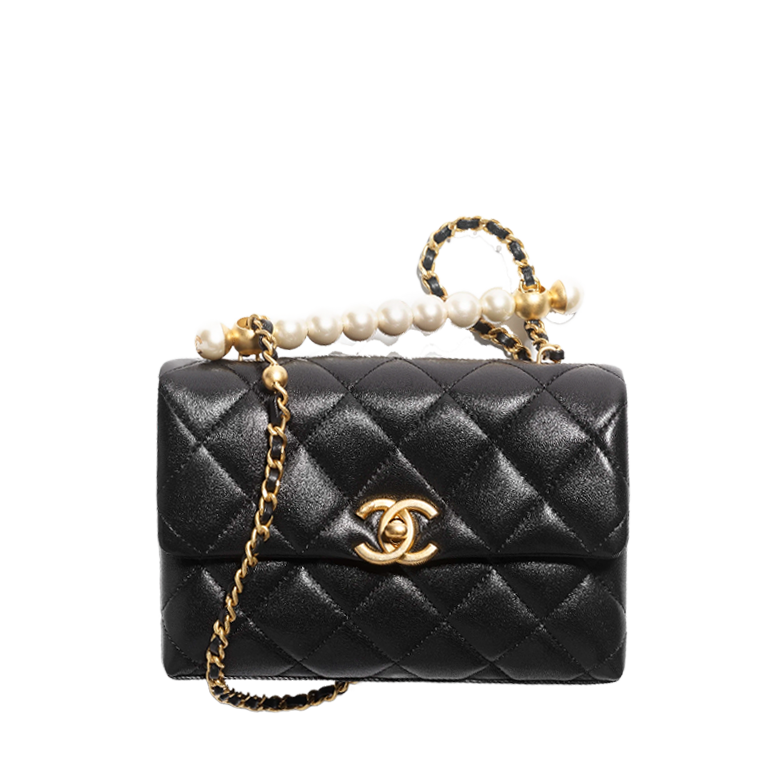 Mini Flap Bag With Top Handle 1 Mini Flap Bag With Top Handle 1