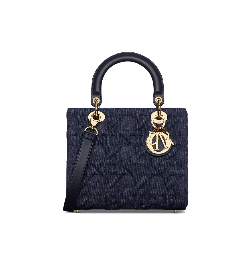 Medium Lady Dior Bag - M0565ODCZ_M49E 1 Medium Lady Dior Bag - M0565ODCZ_M49E 1