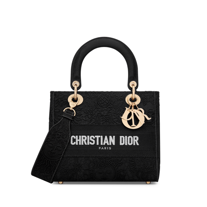 Medium Lady D-Lite Bag - M0565OECY_M911 1 Medium Lady D-Lite Bag - M0565OECY_M911 1