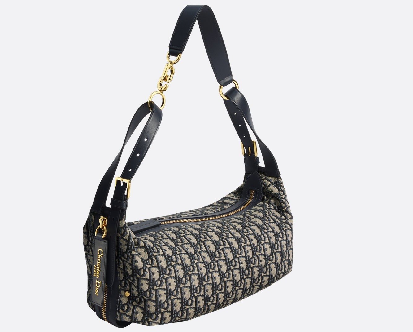 Medium D-Journey Bag - Blue Dior Oblique Jacquard 1 Medium D-Journey Bag - Blue Dior Oblique Jacquard 1