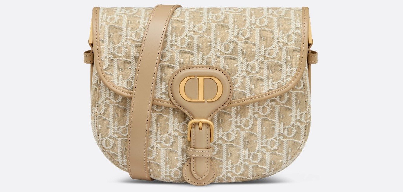 Medium Dior Bobby Bag - Natural Dior Oblique Jacquard 1 Medium Dior Bobby Bag - Natural Dior Oblique Jacquard 1