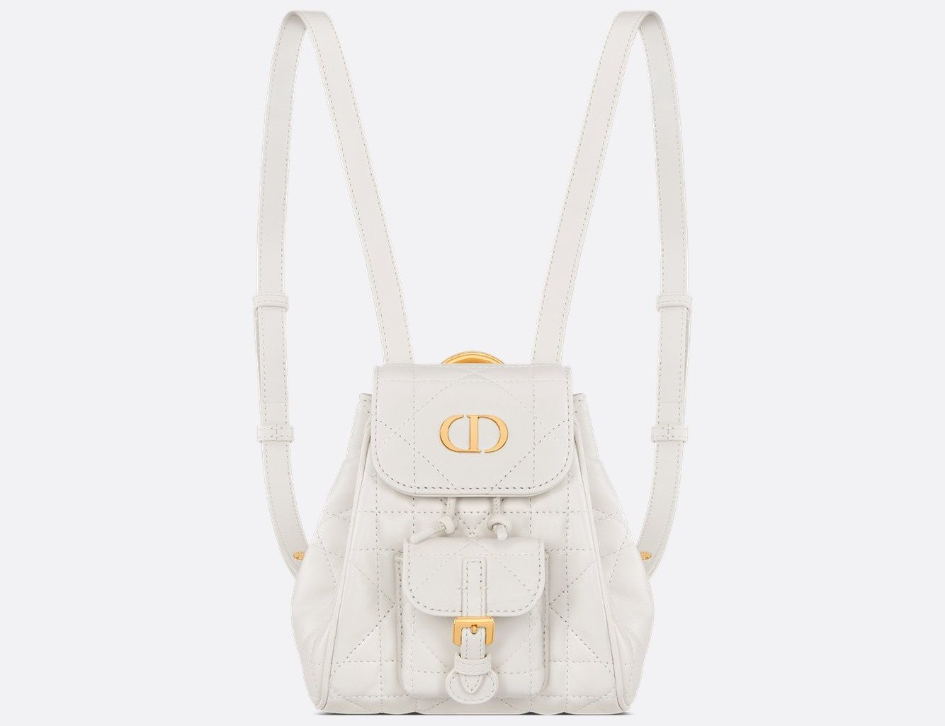 Dior Caro Nano Backpack - Latte Macrocannage Lambskin 1 Dior Caro Nano Backpack - Latte Macrocannage Lambskin 1