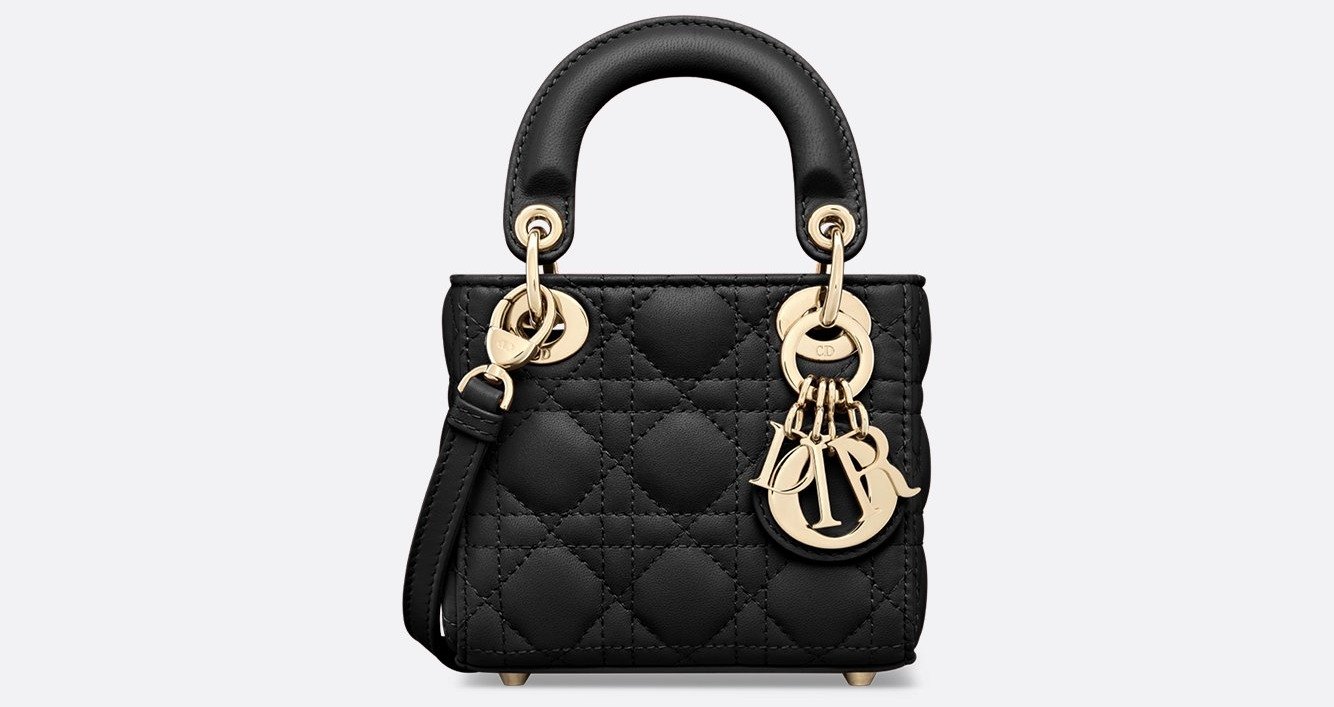 Lady Dior Micro Bag - Black Cannage Lambskin 1 Lady Dior Micro Bag - Black Cannage Lambskin 1