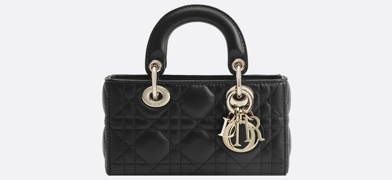 Lady D-Joy Micro Bag - Black Cannage Lambskin 1 Lady D-Joy Micro Bag - Black Cannage Lambskin 1