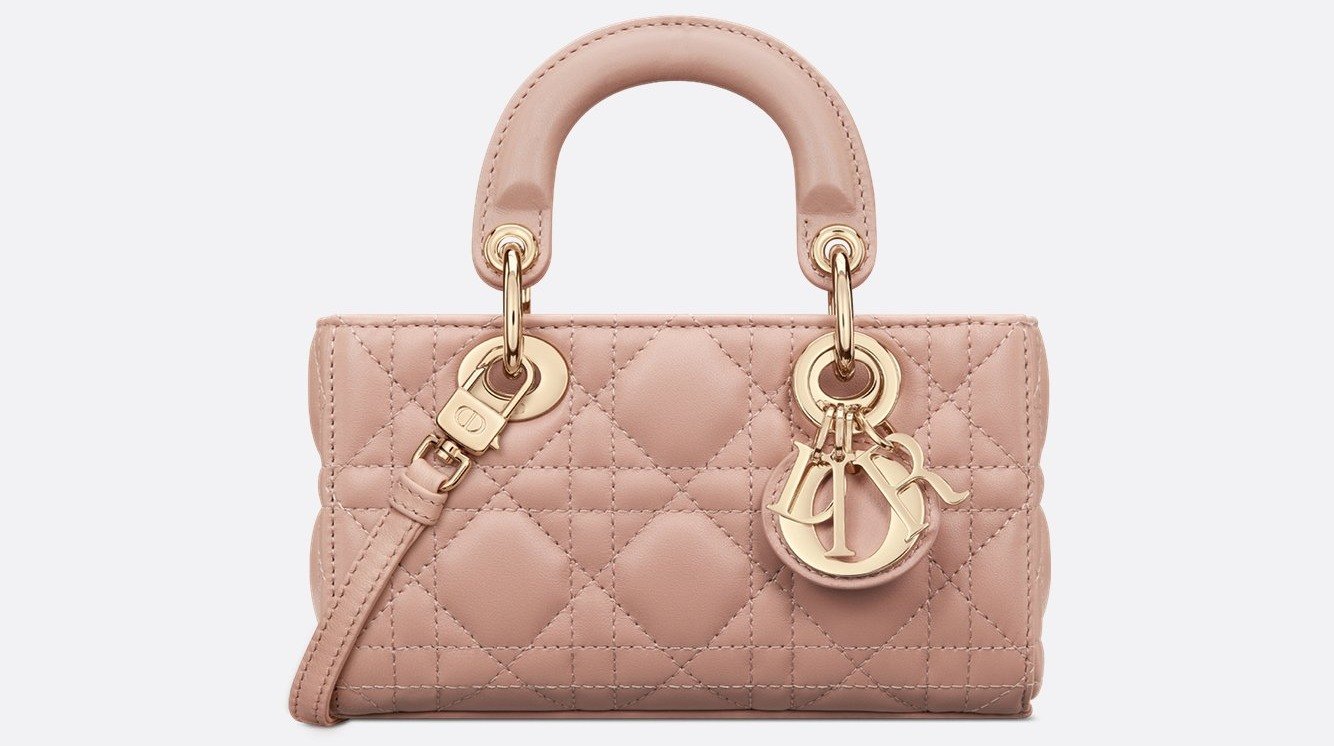 Lady D-Joy Micro Bag - Rose des Vents Cannage Lambskin 1 Lady D-Joy Micro Bag - Rose des Vents Cannage Lambskin 1