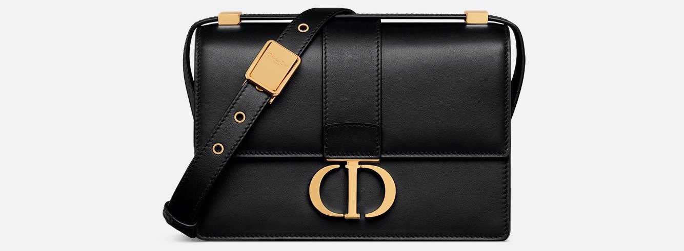 Small 30 Montaigne Bag - Black Calfskin 1 Small 30 Montaigne Bag - Black Calfskin 1