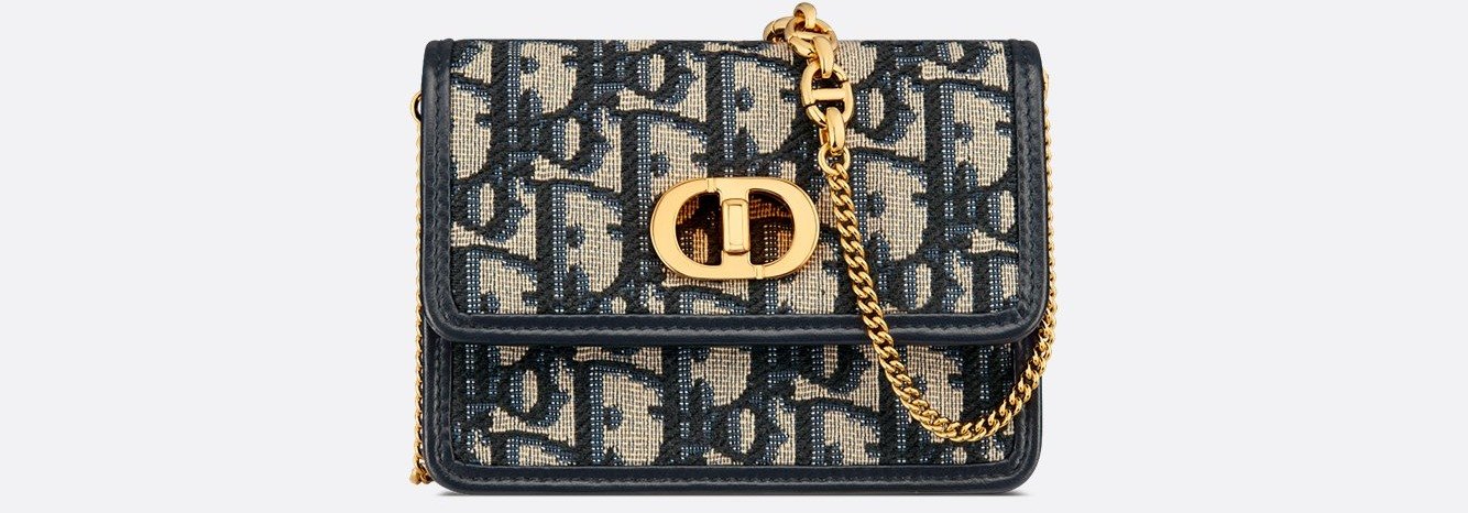 Miss Caro Micro Bag - Blue Dior Oblique Jacquard 1 Miss Caro Micro Bag - Blue Dior Oblique Jacquard 1