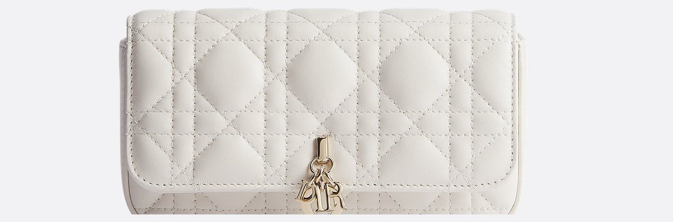 My Dior - Dior Talk Phone Pouch - Latte Cannage Lambskin 1 My Dior - Dior Talk Phone Pouch - Latte Cannage Lambskin 1