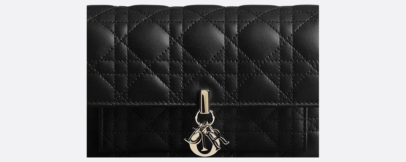 My Dior Daily Pouch with Chain - Black Cannage Lambskin 1 My Dior Daily Pouch with Chain - Black Cannage Lambskin 1