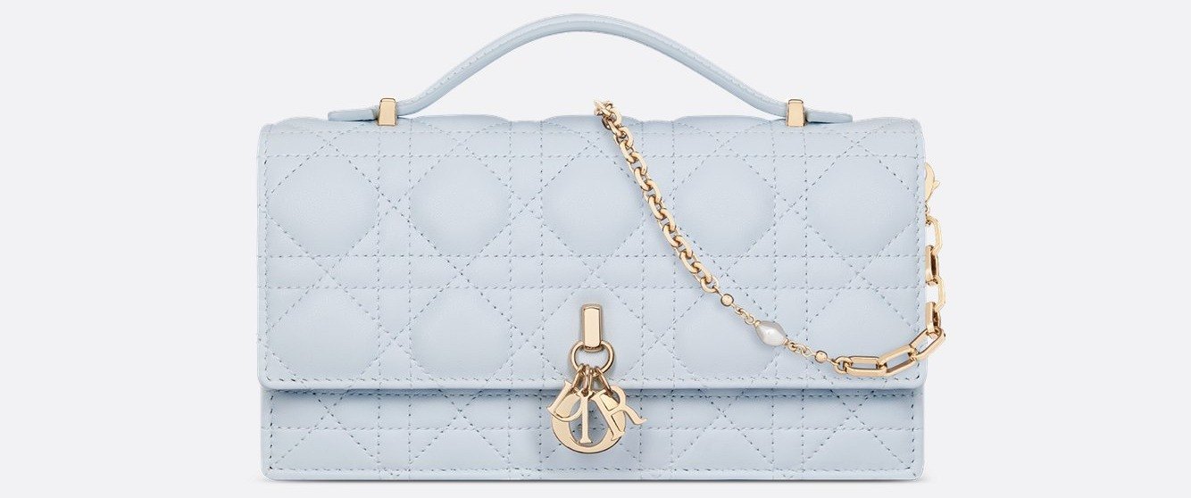 My Dior Mini Bag - Shirt Blue Cannage Lambskin 1 My Dior Mini Bag - Shirt Blue Cannage Lambskin 1