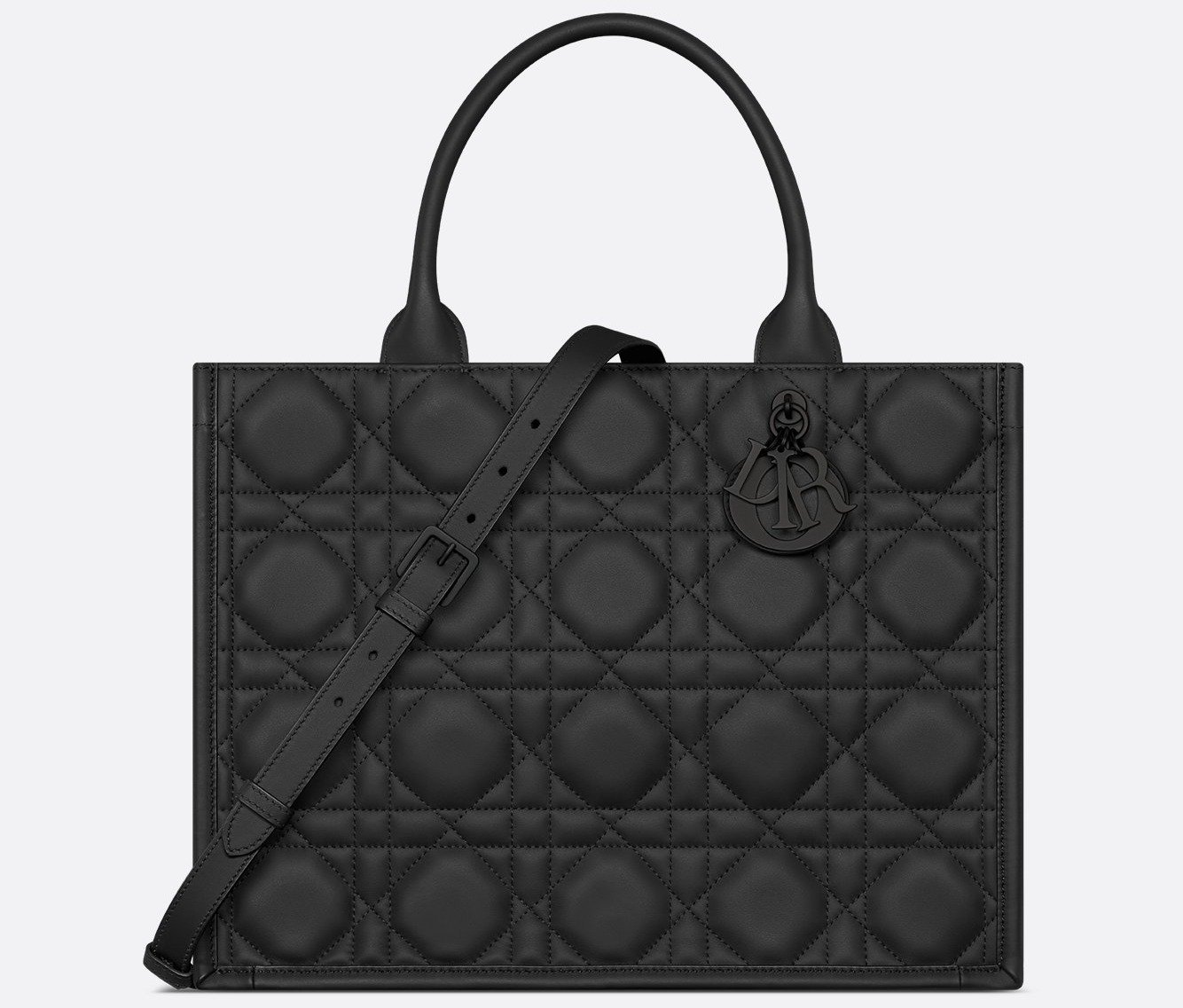 Medium Dior Book Tote - Black Ultramatte Cannage Calfskin (36.5 x 28 x 16.5 cm) 1 Medium Dior Book Tote - Black Ultramatte Cannage Calfskin (36.5 x 28 x 16.5 cm) 1