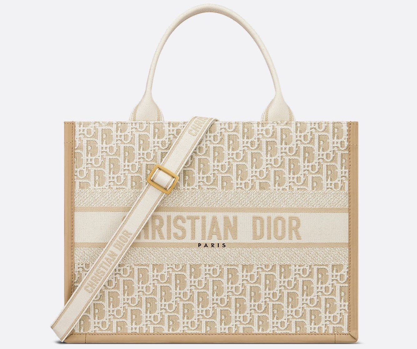 Medium Dior Book Tote - Natural Dior Oblique Embroidery and Calfskin (36.5 x 28 x 16.5 cm) 1 Medium Dior Book Tote - Natural Dior Oblique Embroidery and Calfskin (36.5 x 28 x 16.5 cm) 1
