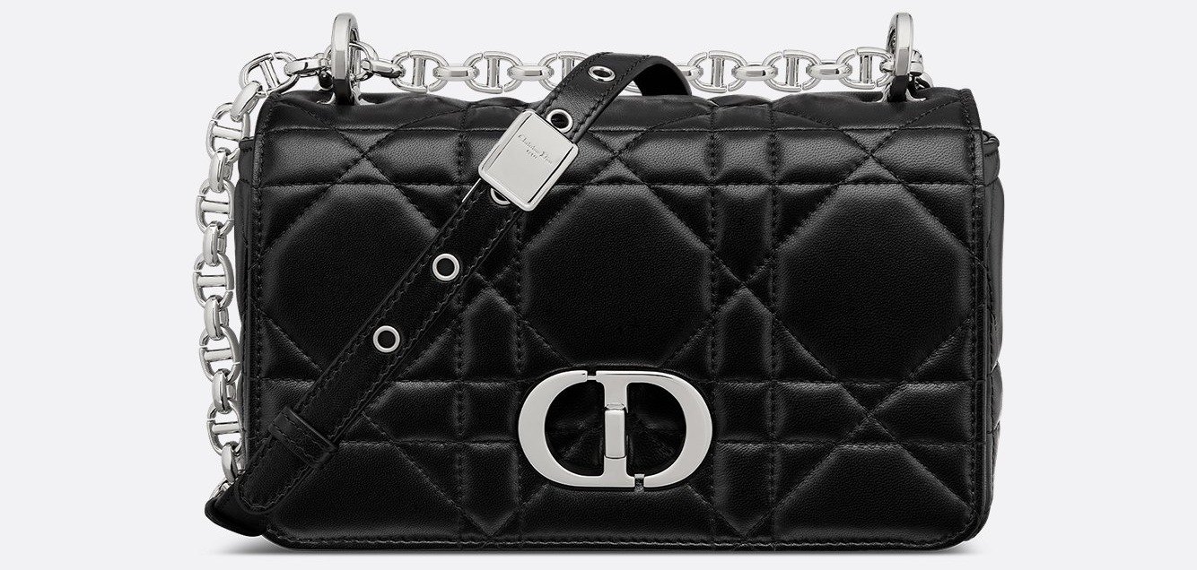Small Soft Dior Caro Bag - Black Macrocannage Lambskin 1 Small Soft Dior Caro Bag - Black Macrocannage Lambskin 1