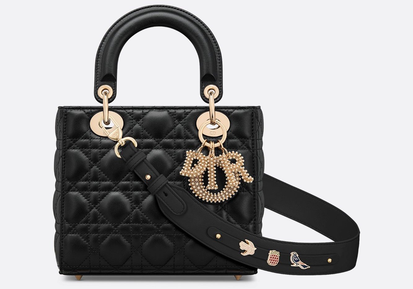 Small Lady Dior My ABCDior Bag - Black Cannage Lambskin 1 Small Lady Dior My ABCDior Bag - Black Cannage Lambskin 1