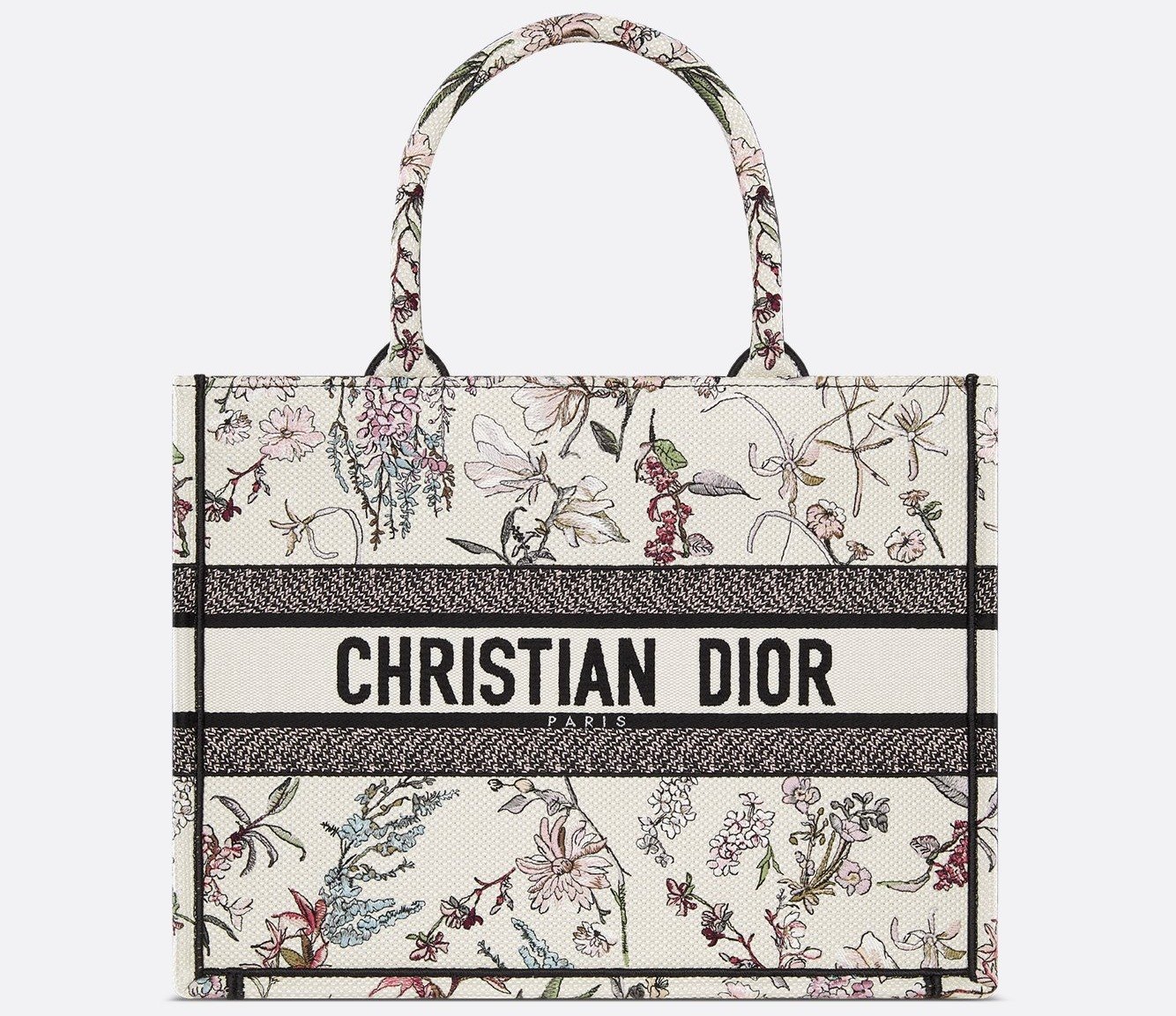 Medium Dior Book Tote - Beige Millefiori Embroidery (36 x 27.5 x 16.5 cm) 1 Medium Dior Book Tote - Beige Millefiori Embroidery (36 x 27.5 x 16.5 cm) 1