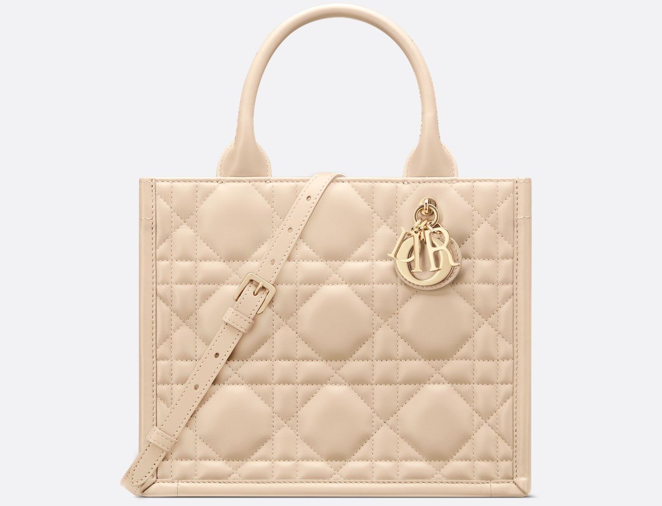 Small Dior Book Tote - Powder Beige Macrocannage Calfskin (26.5 x 22 x 14 cm) 1 Small Dior Book Tote - Powder Beige Macrocannage Calfskin (26.5 x 22 x 14 cm) 1