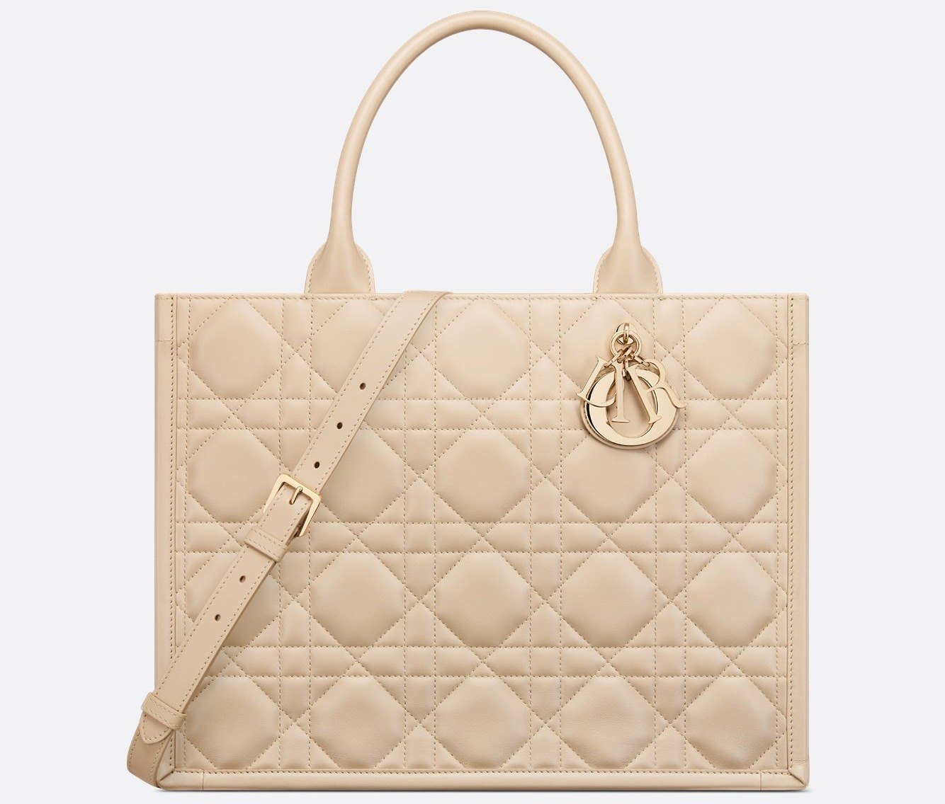 Medium Dior Book Tote - Powder Beige Macrocannage Calfskin (36.5 x 28 x 16.5 cm) 1 Medium Dior Book Tote - Powder Beige Macrocannage Calfskin (36.5 x 28 x 16.5 cm) 1