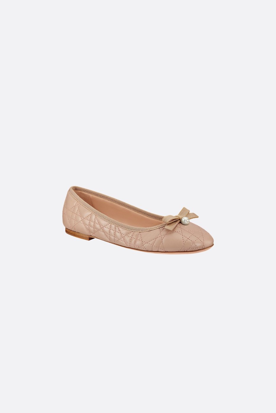 Dior Ballet Flat - Nude Quilted Cannage Calfskin 1 Dior Ballet Flat - Nude Quilted Cannage Calfskin 1