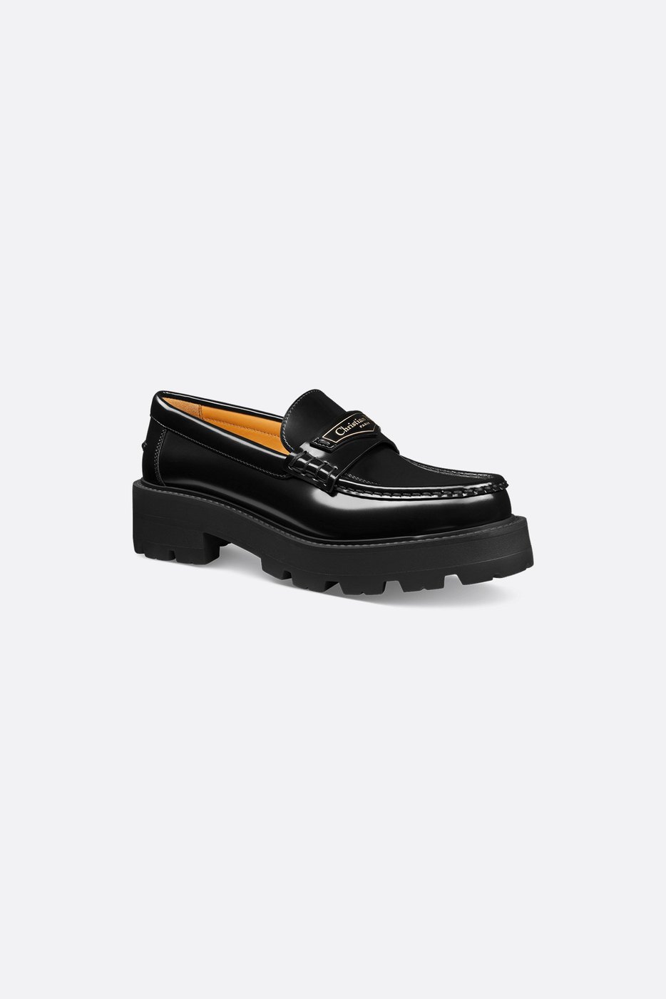 Dior Boy Platform Loafer - Black Brushed Calfskin 1 Dior Boy Platform Loafer - Black Brushed Calfskin 1
