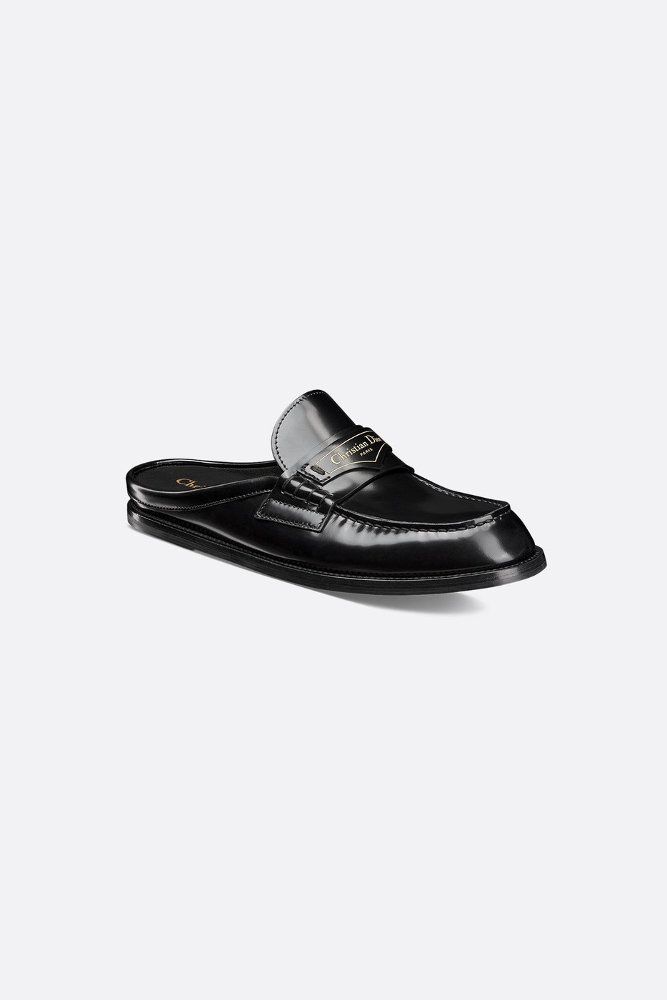 Dior Boy Mule - Black Brushed Calfskin 1 Dior Boy Mule - Black Brushed Calfskin 1