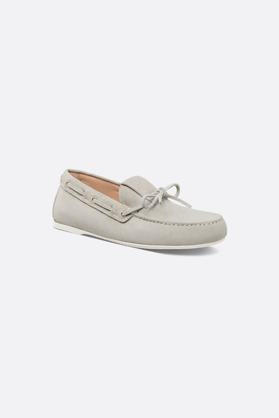 Miss Dior Street Loafer - Gray Suede Calfskin 1 Miss Dior Street Loafer - Gray Suede Calfskin 1