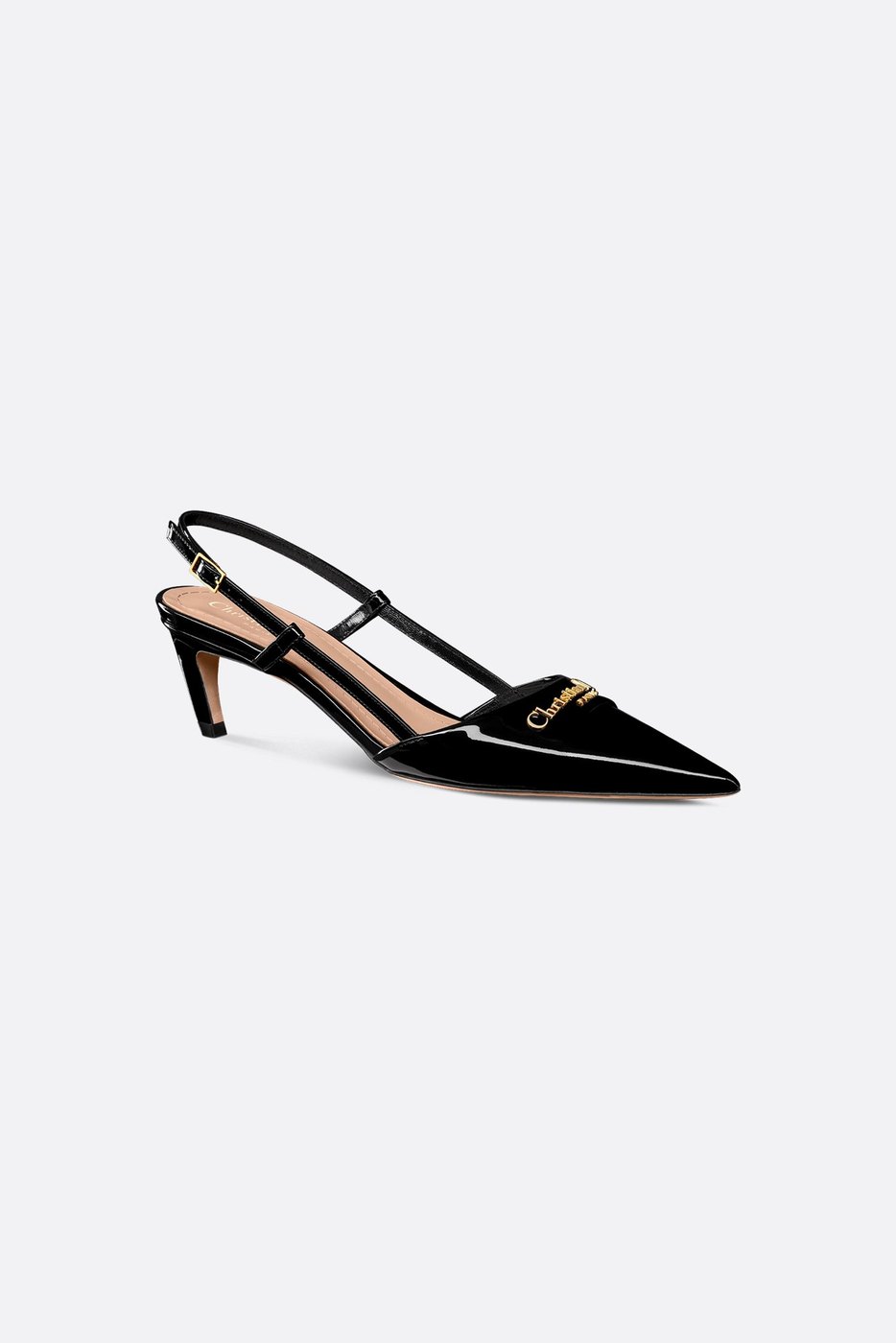 My Dior Slingback Pump - Black Patent Calfskin 1 My Dior Slingback Pump - Black Patent Calfskin 1