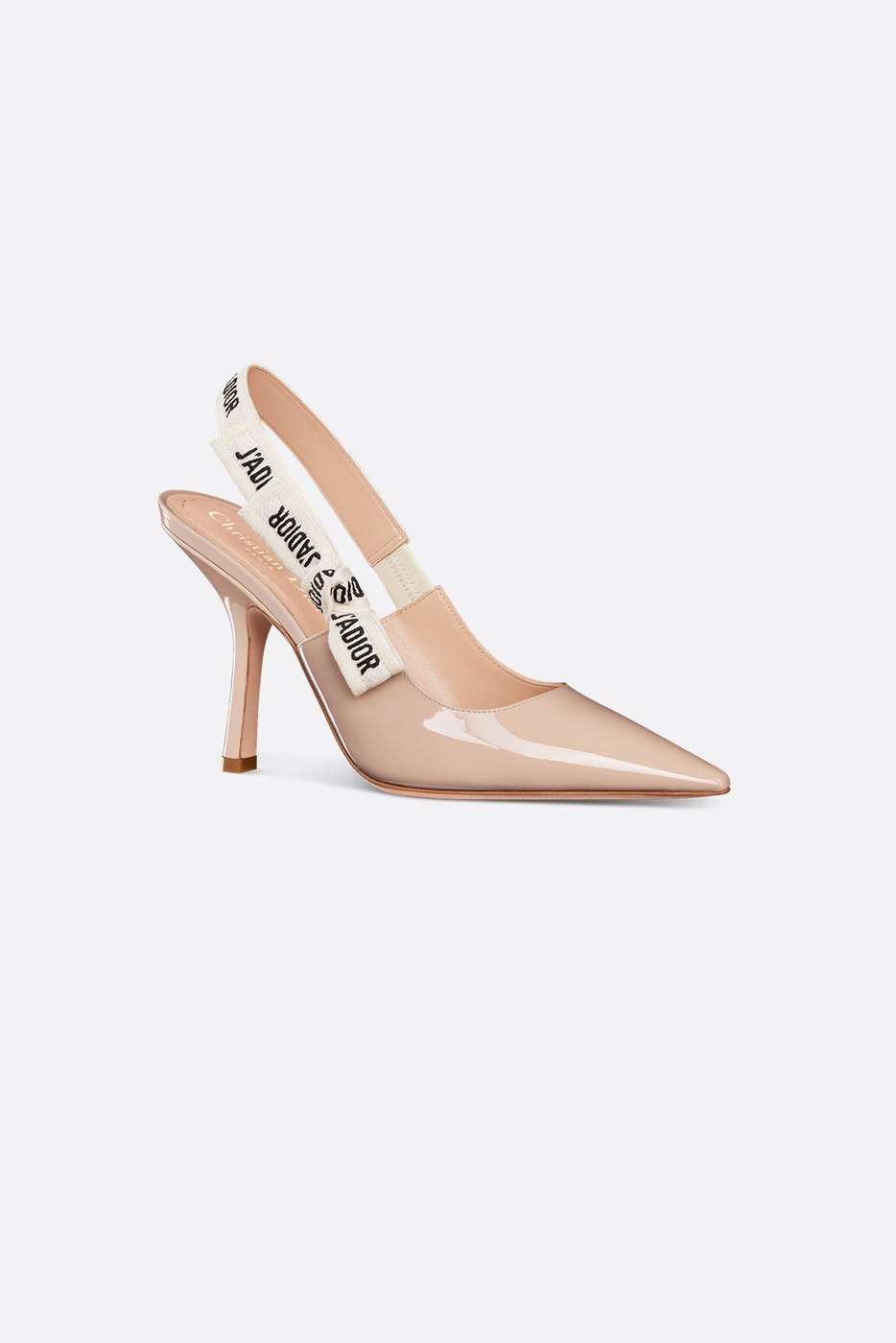 J'Adior Slingback Pump - Nude Patent Calfskin 1 J'Adior Slingback Pump - Nude Patent Calfskin 1