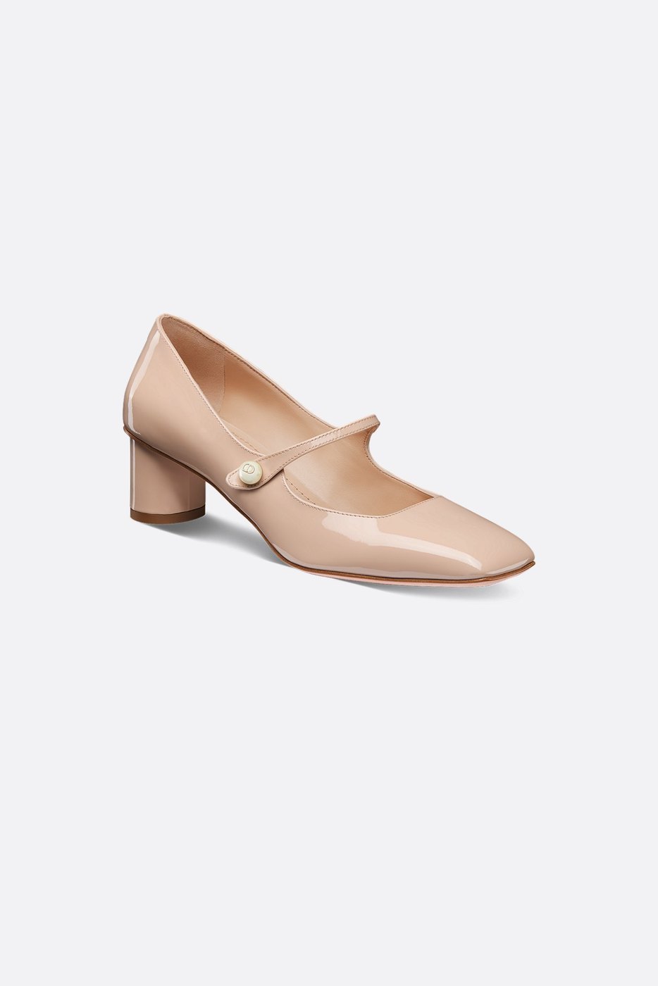 Jolie Dior Pump - Nude Patent Calfskin 1 Jolie Dior Pump - Nude Patent Calfskin 1