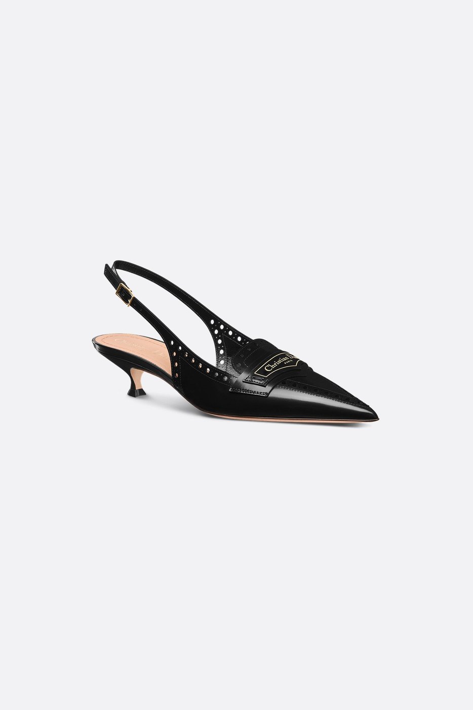 Dior Boy Slingback Pump - Black Calfskin 1 Dior Boy Slingback Pump - Black Calfskin 1