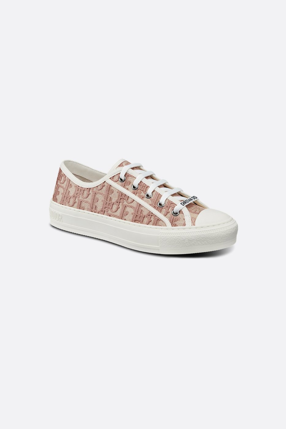Walk'n'Dior Sneaker - Nude Dior Oblique Embroidered Cotton 1 Walk'n'Dior Sneaker - Nude Dior Oblique Embroidered Cotton 1