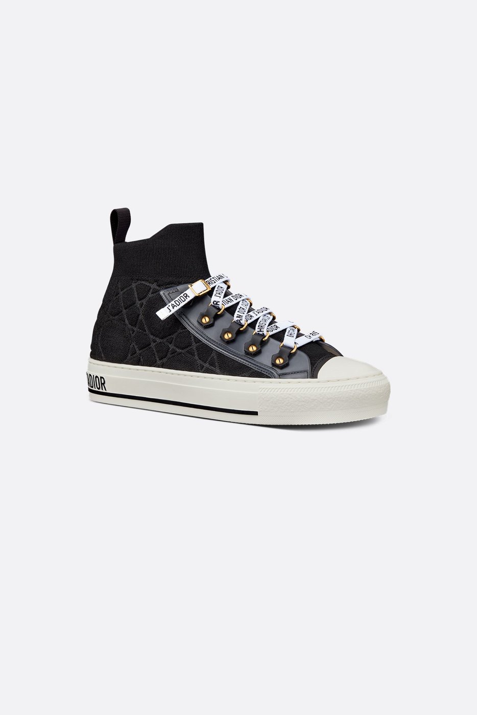 Walk'n'Dior Sneaker - Black Macrocannage Technical Mesh 1 Walk'n'Dior Sneaker - Black Macrocannage Technical Mesh 1