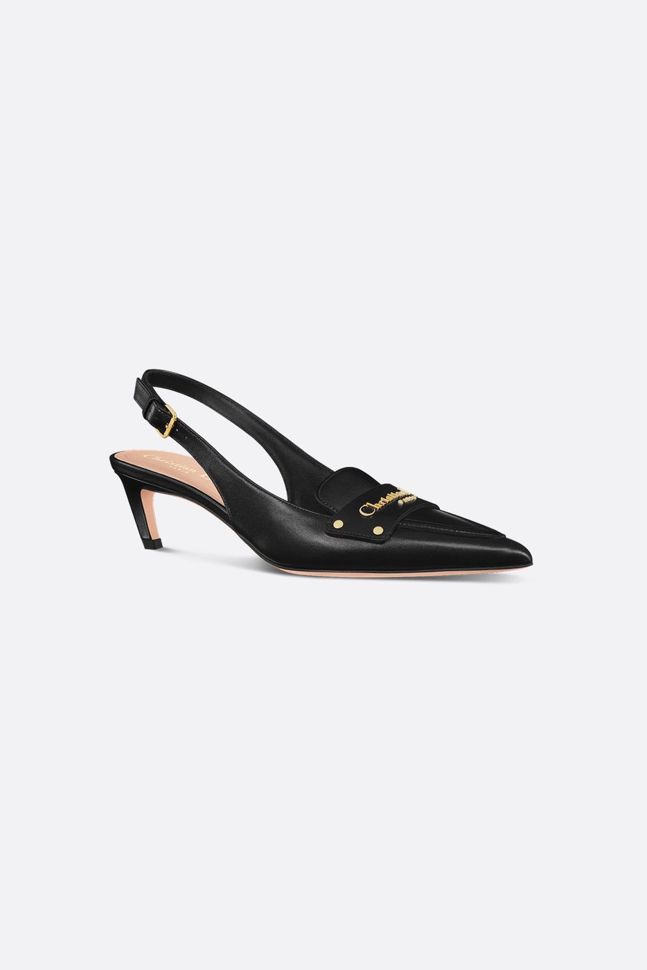 Dior Boy Slingback Pump - Black Supple Calfskin 1 Dior Boy Slingback Pump - Black Supple Calfskin 1