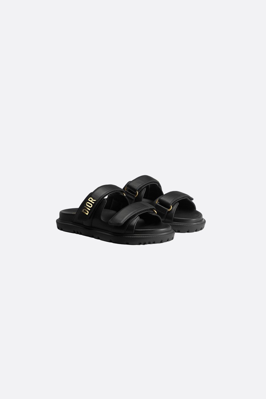 Dioract Slide - Black Lambskin 1 Dioract Slide - Black Lambskin 1